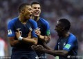 2018俄罗斯世界杯法国4：2击败克罗地亚时隔20年再获冠军